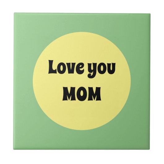 Gelber Big Dot Fliese (Vorderseite)