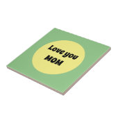 Gelber Big Dot Fliese (Seite)