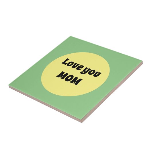 Gelber Big Dot Fliese (Seite)