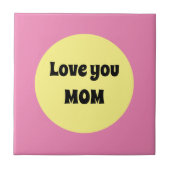 Gelber Big Dot Fliese (Vorderseite)