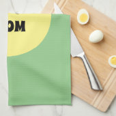 Gelber Big Dot Geschirrtuch (Viertel Falte)