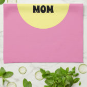 Gelber Big Dot Geschirrtuch (Gefaltet)