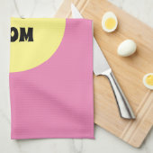 Gelber Big Dot Geschirrtuch (Viertel Falte)