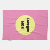 Gelber Big Dot Geschirrtuch (Horizontal)