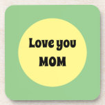 Gelber Big Dot Getränkeuntersetzer<br><div class="desc">Ein cooles,  lila,  großes Punktedesign in trendigen Farben mit Textvorlage. Klicken Sie auf Personalisieren,  um die kurzen Wörter nach Ihren Wünschen zu ändern,  oder kaufen Sie sie,  wie es ist. Für eine moderne Wohngestaltung.</div>