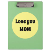 Gelber Big Dot Klemmbrett (Vorderseite)