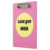 Gelber Big Dot Klemmbrett (Links)