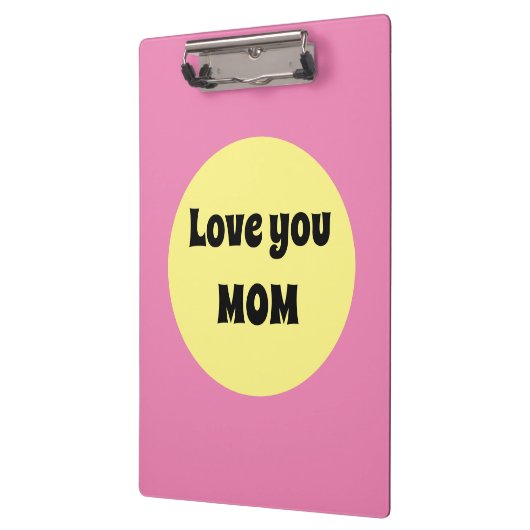 Gelber Big Dot Klemmbrett (Links)