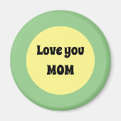 Gelber Big Dot Magnet (Vorne)