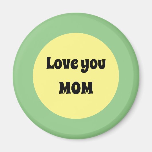 Gelber Big Dot Magnet (Vorne)