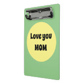 Gelber Big Dot Mini Klemmbrett (Gewinkelt2)