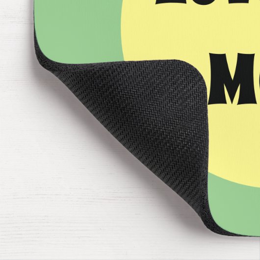 Gelber Big Dot Mousepad (Ecke)