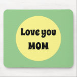 Gelber Big Dot Mousepad<br><div class="desc">Ein cooles,  lila,  großes Punktedesign in trendigen Farben mit Textvorlage. Klicken Sie auf Personalisieren,  um die kurzen Wörter nach Ihren Wünschen zu ändern,  oder kaufen Sie sie,  wie es ist.</div>