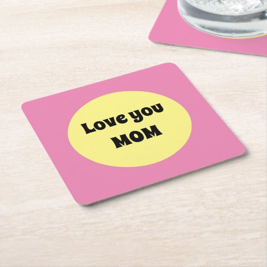 Gelber Big Dot Paper-Untersetzer Rechteckiger Pappuntersetzer (angewinkelt)