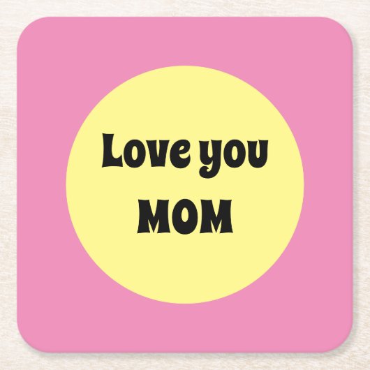 Gelber Big Dot Paper-Untersetzer Rechteckiger Pappuntersetzer (Vorderseite)