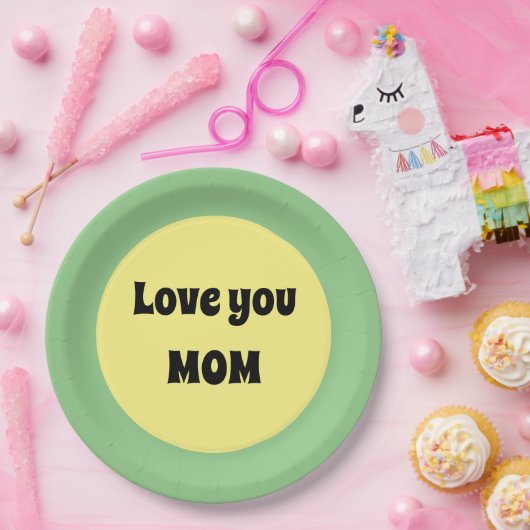 Gelber Big Dot Pappteller (Party)