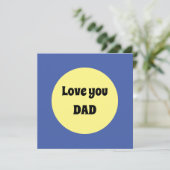 Gelber Big Dot Square Sticker Einladung (Stehend Vorderseite)