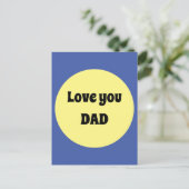 Gelber Big Dot Square Sticker Postkarte (Stehend Vorderseite)