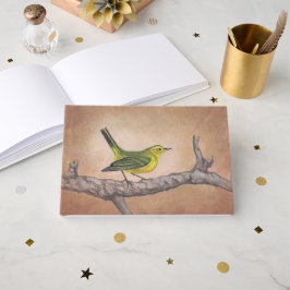 Gelber Bird Gästebuch