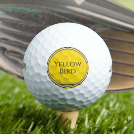 Gelber Bird Golfball