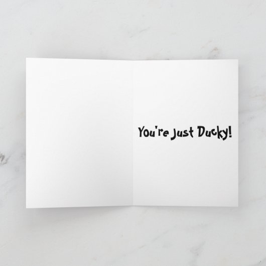 Gelber Bird Karte (Innenseite)