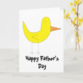 Gelber Bird Karte (Gelbe Blume)