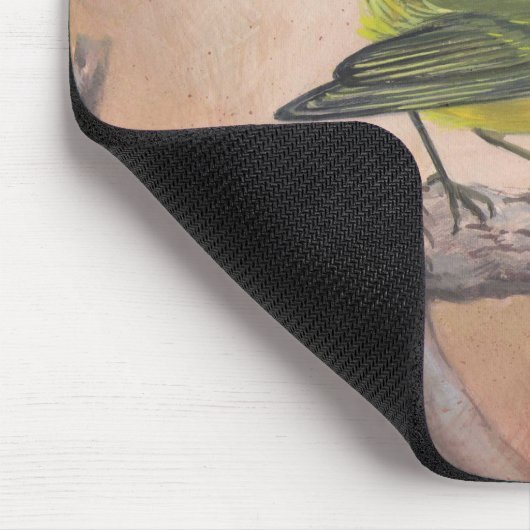 Gelber Bird Mousepad (Ecke)