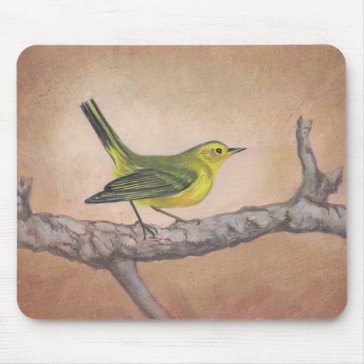 Gelber Bird Mousepad (Vorne)