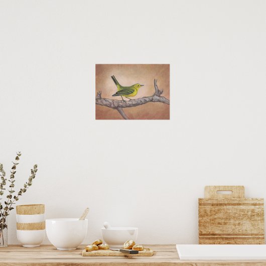 Gelber Bird Poster (Küche)