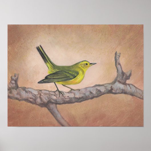 Gelber Bird Poster (Vorne)