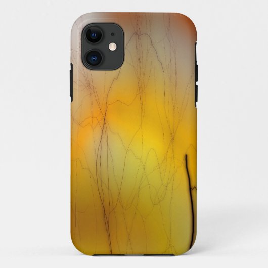 gelber Blitz Case-Mate iPhone Hülle (Rückseite)