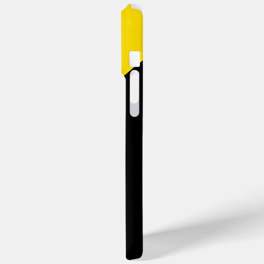 Gelber Blitzschlag Case-Mate iPhone Hülle (Rückseite / Links)