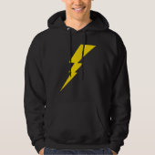 Gelber Blitzschlag Hoodie (Vorderseite)