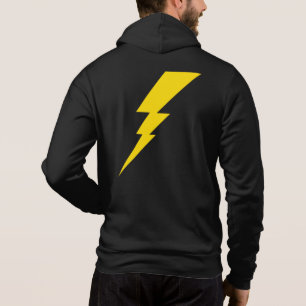 Gelber Blitzschlag Hoodie