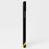 Gelber Blitzschlag iPhone Hülle (Rechte Seite)