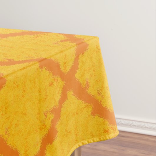 Gelber Block mit Aquarellfarbe Tischdecke (Beispiel)