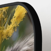 gelber, blühender Wattbaum mit Koala, Pickleball Schläger (Linke Seite)