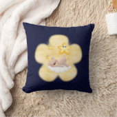Gelber Blume Kissen (Decke)