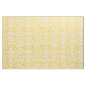 Gelber Blumen-Damaskus Stoff (Fat Quarter (45,7 x 55,9 cm))