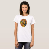 Gelber Blumen-Fee-T - Shirt (Vorne ganz)