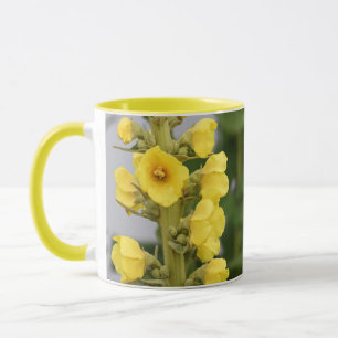 Gelber Blumenbecher Tasse
