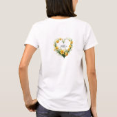 Gelber Blumenkranz T-Shirt (Rückseite)