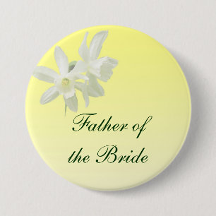 Gelber Blumenvater des Buttons