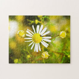 Gelber Blütentraum Puzzle