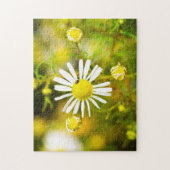 Gelber Blütentraum Puzzle (Vertikal)