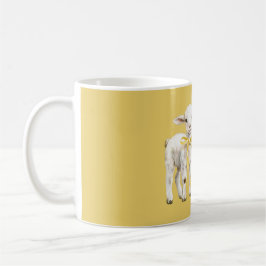 Gelber Bogen Lamm Sweetheart Kaffeetasse