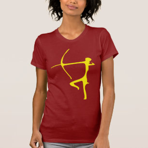 Gelber Bogenschütze-T - Shirt