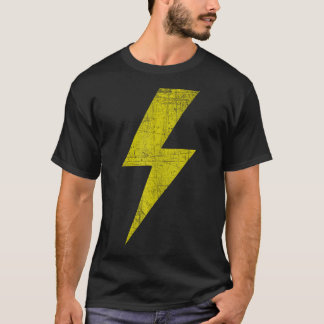 Gelber Bolzen des Blitzenteams T-Shirt