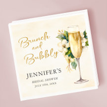 Gelber Brunch und Bubbly-Brautparty