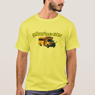 Gelber Bus-Reiter T-Shirt